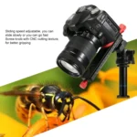 PULUZ Macro Focusing Rail Slider Close-up Shooting Tripod Head Quick Release Plate Holder - Image 9