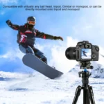 PULUZ Aluminum Alloy Quick Release Plate for Panoramic Head - Image 12