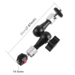 PULUZ 7 inch Aluminium Alloy Adjustable Articulating Friction Magic Arm - Image 4