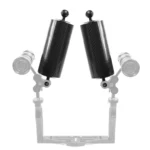 PULUZ 10.82 inch 27.5cm Length 80mm Diameter Dual Balls Carbon Fiber Floating Arm, Ball Diameter: 25mm, Buoyancy: 800g - Image 5