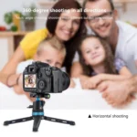 PULUZ Pocket Mini Adjustable Metal Desktop Tripod Mount with 360 Degree Ball Head for DSLR & Digital Cameras, Adjustable Height: 11-20.2cm - Image 6
