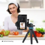 PULUZ Pocket Mini Adjustable Metal Desktop Tripod Mount with 360 Degree Ball Head for DSLR & Digital Cameras, Adjustable Height: 11-20.2cm - Image 7