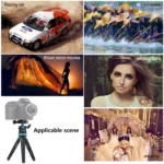 PULUZ Pocket Mini Adjustable Metal Desktop Tripod Mount with 360 Degree Ball Head for DSLR & Digital Cameras, Adjustable Height: 11-20.2cm - Image 10