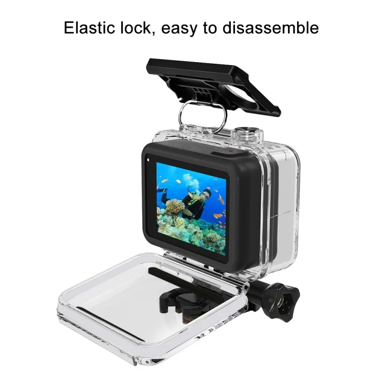 PU353_3.webp PULUZ 60m Underwater Depth Diving Case Waterproof Camera Housing for GoPro HERO8 Black - Image 4