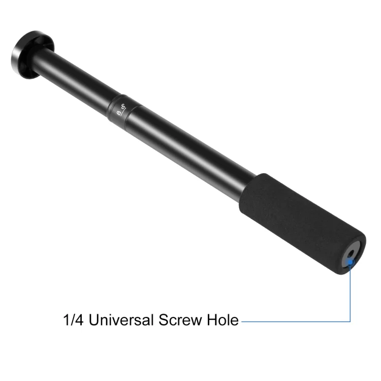 PU3540_1.webp PULUZ  Handheld Adjustable Aluminum Alloy Tripod Mount Monopod Extension Central Shaft Rod - Image 2