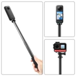 PULUZ  Handheld Adjustable Aluminum Alloy Tripod Mount Monopod Extension Central Shaft Rod - Image 5