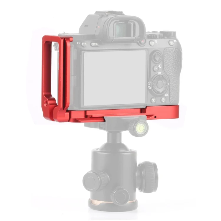 PULUZ 1/4 inch Vertical Shoot Quick Release L Plate Bracket Base Holder for Sony A9 (ILCE-9) / A7 III/ A7R III