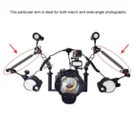 PULUZ  9 inch 23cm Length 20.8mm Diameter Dual Balls Carbon Fiber Floating Arm, Ball Diameter: 25mm - Image 6