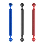 PULUZ  9 inch 23cm Length 20.8mm Diameter Dual Balls Carbon Fiber Floating Arm, Ball Diameter: 25mm - Image 2