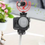 PULUZ Housing Shell CNC Aluminum Alloy Protective Cage with Insurance Frame & 52mm UV Lens for GoPro HERO8 Black - Image 9