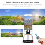 PULUZ Electronic 360 Degree Rotation Panoramic Head with Remote Controller for Smartphones, GoPro, DSLR Cameras - Image 17