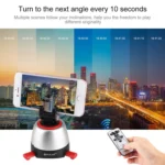 PULUZ Electronic 360 Degree Rotation Panoramic Head with Remote Controller for Smartphones, GoPro, DSLR Cameras - Image 18