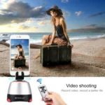 PULUZ Electronic 360 Degree Rotation Panoramic Head with Remote Controller for Smartphones, GoPro, DSLR Cameras - Image 20
