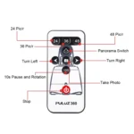 PULUZ Electronic 360 Degree Rotation Panoramic Head with Remote Controller for Smartphones, GoPro, DSLR Cameras - Image 13