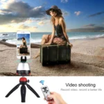 PULUZ Electronic 360 Degree Rotation Panoramic Head + Tripod Mount + GoPro Clamp + Phone Clamp with Remote Controller for Smartphones, GoPro, DSLR Cameras - Image 17