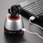 PULUZ Electronic 360 Degree Rotation Panoramic Head + Tripod Mount + GoPro Clamp + Phone Clamp with Remote Controller for Smartphones, GoPro, DSLR Cameras - Image 18