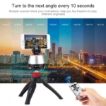 PULUZ Electronic 360 Degree Rotation Panoramic Head + Tripod Mount + GoPro Clamp + Phone Clamp with Remote Controller for Smartphones, GoPro, DSLR Cameras - Image 15