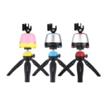 PULUZ Electronic 360 Degree Rotation Panoramic Head + Tripod Mount + GoPro Clamp + Phone Clamp with Remote Controller for Smartphones, GoPro, DSLR Cameras - Image 2