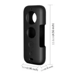 PULUZ Silicone Protective Case with Lens Cover for Insta360 ONE X - Image 5