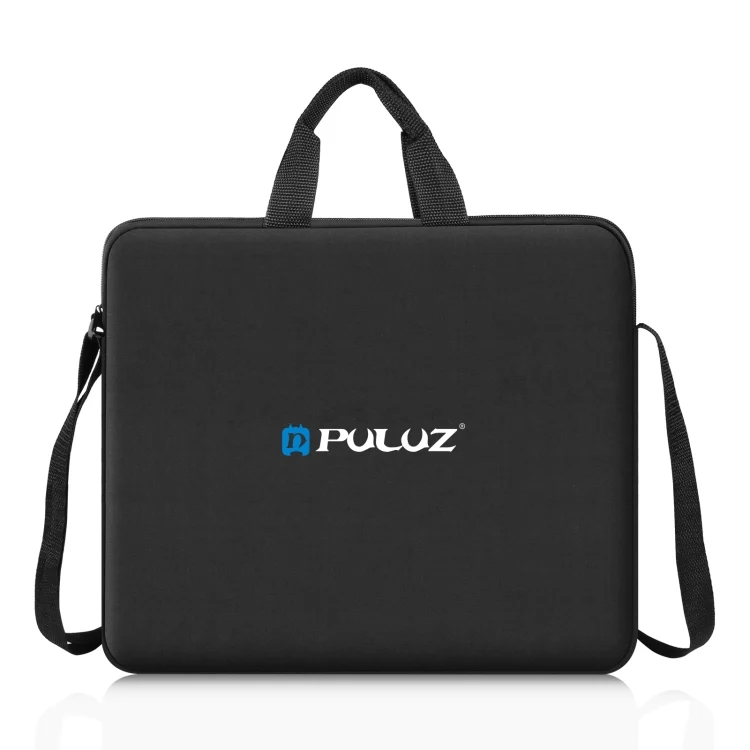 PU4102B_1.webp PULUZ 14 inch Ring LED Lights Portable Zipper Storage Bag Shoulder Handbags, Size: 43cm x 38cm x 3cm - Image 2