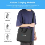 PULUZ 14 inch Ring LED Lights Portable Zipper Storage Bag Shoulder Handbags, Size: 43cm x 38cm x 3cm - Image 7