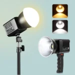 PULUZ 60W Studio Video Light 2500K-6500K Dual Color Temperature Professional Photography Fill Light