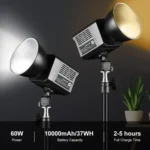 PULUZ 60W Studio Video Light 2500K-6500K Dual Color Temperature Professional Photography Fill Light - Image 8