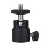 PULUZ 1/4 inch Screw Metal Tripod Ball Head Adapter with Lock - Image 2