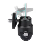 PULUZ 1/4 inch Screw Metal Tripod Ball Head Adapter with Lock - Image 4