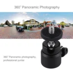 PULUZ 1/4 inch Screw Metal Tripod Ball Head Adapter with Lock - Image 7