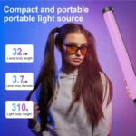 PULUZ 135 LEDs Photo Handheld Stick Light Full Color RGB Fill Light - Image 8