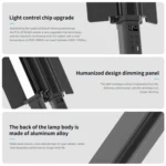 PULUZ 72 LEDs Photo Handheld Stick Light Full Color RGB Fill Light with Barndoor - Image 3