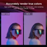 PULUZ 72 LEDs Photo Handheld Stick Light Full Color RGB Fill Light with Barndoor - Image 9