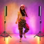 PULUZ 72 LEDs Photo Handheld Stick Light Full Color RGB Fill Light with Barndoor - Image 10