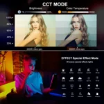 PULUZ 17cm Photo Handheld Full Color RGB Stick Light Magnetic LED Fill Light - Image 4