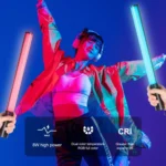 PULUZ 132 LEDs Photo Handheld Stick Light Full Color RGB Fill Light - Image 8