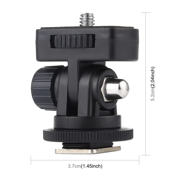 PU414_2.webp PULUZ 1/4 inch Screw Thread Cold Shoe Tripod Mount Adapter - Image 3