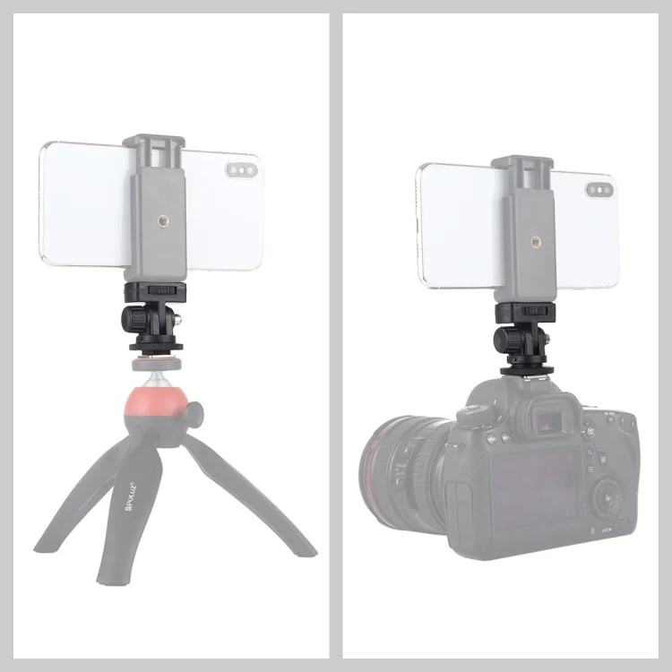 PU414_5.webp PULUZ 1/4 inch Screw Thread Cold Shoe Tripod Mount Adapter - Image 6