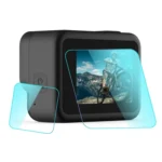 PULUZ for GoPro HERO8 Black Lens + LCD Display 9H 2.5D Tempered Glass Film
