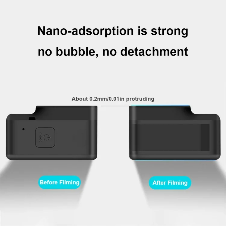PU422_5.webp PULUZ for GoPro HERO8 Black Lens + LCD Display 9H 2.5D Tempered Glass Film - Image 6