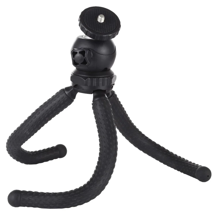 PU435_1.webp PULUZ Mini Octopus Flexible Tripod Holder with Ball Head for SLR Cameras, GoPro, Cellphone, Size: 25cmx4.5cm - Image 2