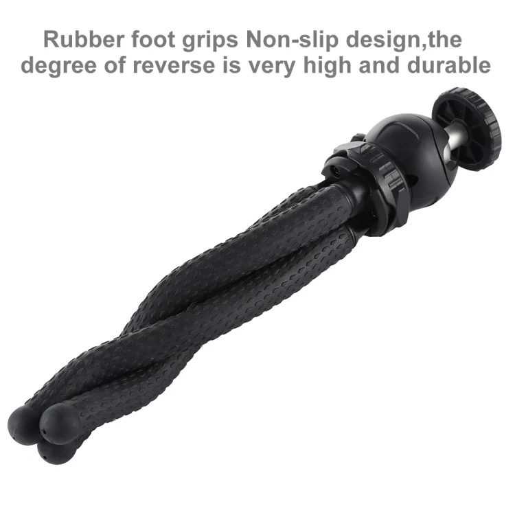 PU435_4.webp PULUZ Mini Octopus Flexible Tripod Holder with Ball Head for SLR Cameras, GoPro, Cellphone, Size: 25cmx4.5cm - Image 5