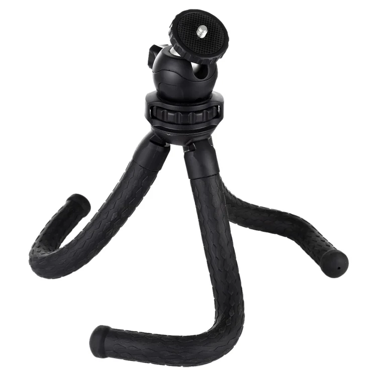 PU436_1.webp PULUZ Mini Octopus Flexible Tripod Holder with Ball Head for SLR Cameras, GoPro, Cellphone, Size:30cmx5cm - Image 2