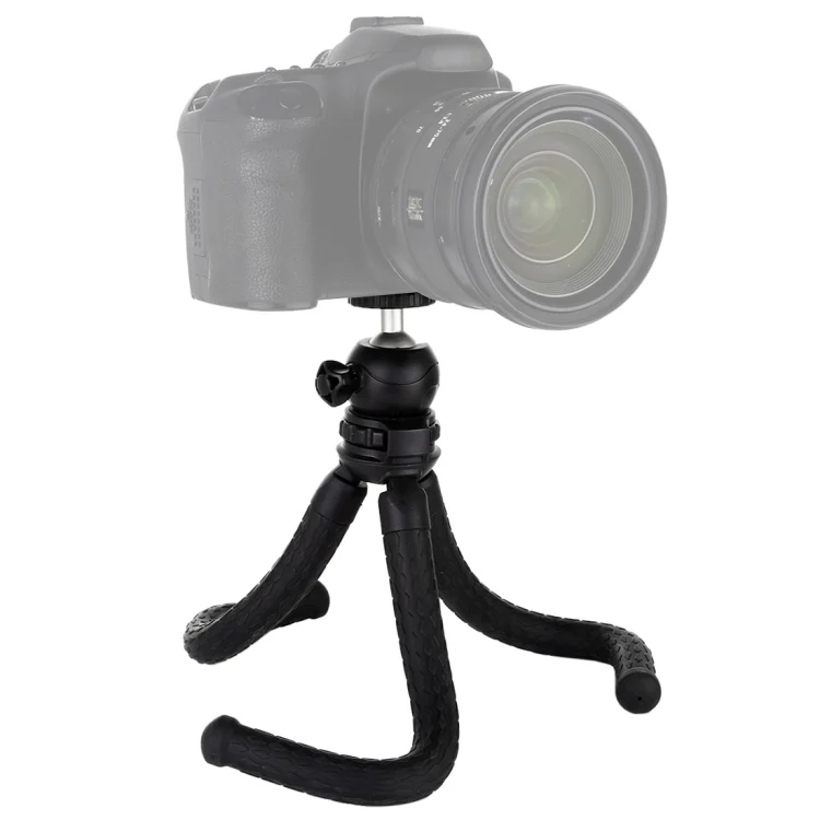PU436_5.webp PULUZ Mini Octopus Flexible Tripod Holder with Ball Head for SLR Cameras, GoPro, Cellphone, Size:30cmx5cm - Image 6