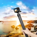 PULUZ Carbon Fiber Extension Monopod Pole Rod Extendable Stick for DJI / MOZA / Feiyu V2 / Zhiyun G5 / SPG Gimbal, Length: 35cm - Image 7