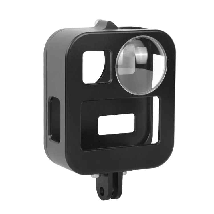 PU439B_1.webp PULUZ Housing Shell CNC Aluminum Alloy Protective Cage for GoPro Max - Image 2
