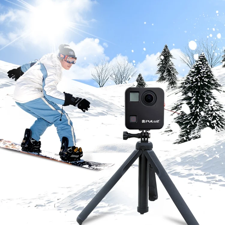 PU442B_6.webp PULUZ for GoPro Fusion Housing Shell CNC Aluminum Alloy Protective Cage with Basic Mount & Lens Caps - Image 7