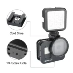 PULUZ Housing Shell CNC Aluminum Alloy Protective Cage with 52mm UV Lens for GoPro HERO8 Black - Image 3