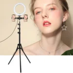 PULUZ Reverse Foldable 4 Sections 1.8m Height Tripod Mount Holder for Vlogging Video Light  Live Broadcast Kits - Image 5