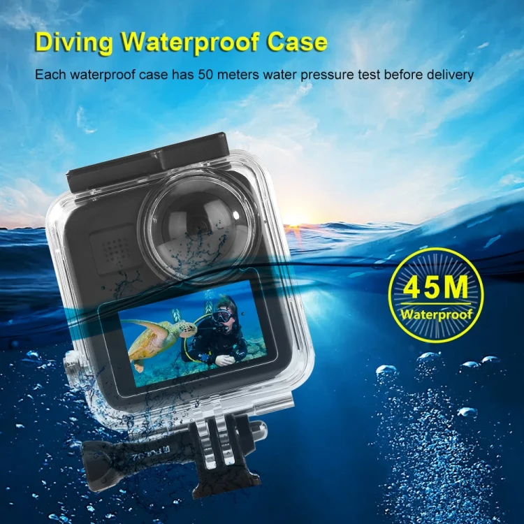 PU466_4.webp PULUZ 45m Underwater Waterproof Housing Diving Case for GoPro MAX, with Buckle Basic Mount & Screw - Image 5